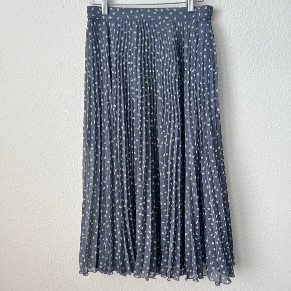 Abercrombie & Fitch Blue Crinkle Maxi Dress Size Medium - Picture 1 of 8